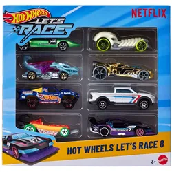 Hot Wheels Action Cars Let's Race 8-Pack (Zufallsmodelle)