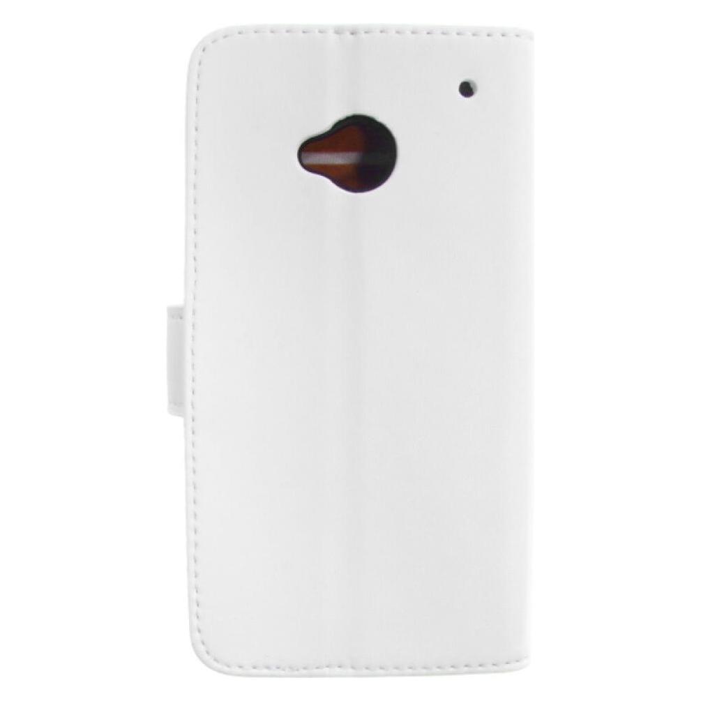 OEM Slim Leather Book Case for HTC M7 - white 4250710508976 (HTC One) (25445300)