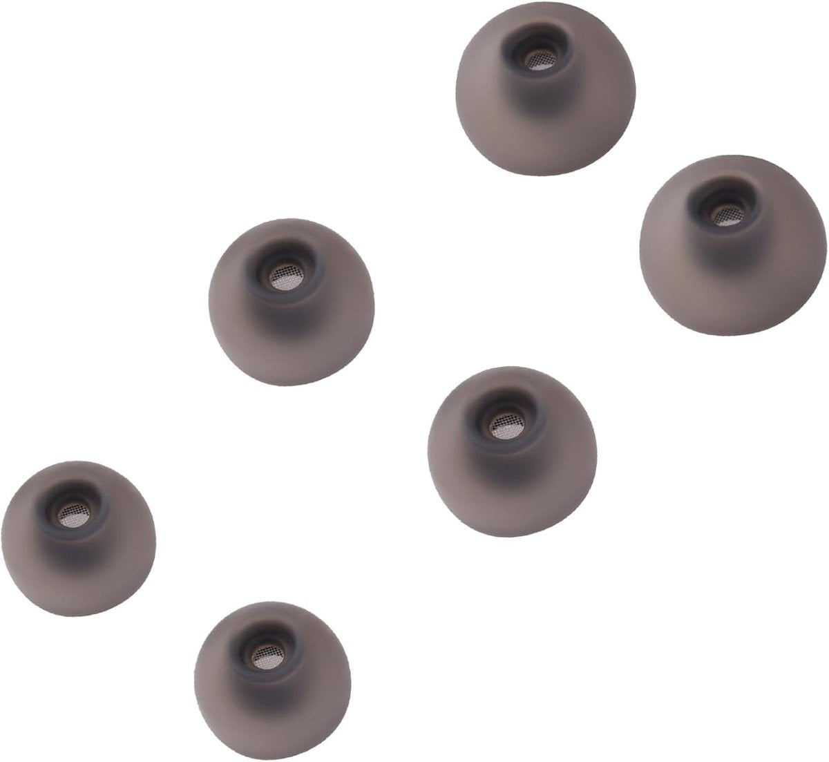 3 paar siliconen oordopjes voor Samsung Galaxy Buds 2 R177, vervangende oorkussentjes met stofafscheider, klein/medium/groot, olijfzwart