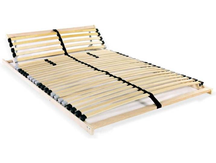 vidaXL - Lattenbodem - met - 28 - latten - 7 - zones - 140x200 - cm