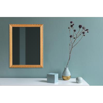 Spiegel MIRRORS AND MORE "Lola", gold (goldfarbig), B:34cm H:45cm, Holzwerkstoff, Spiegel, Horizontal und vertikal montierbar