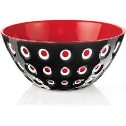 Le Murrine Schüssel 25 cm schwarz-rot
