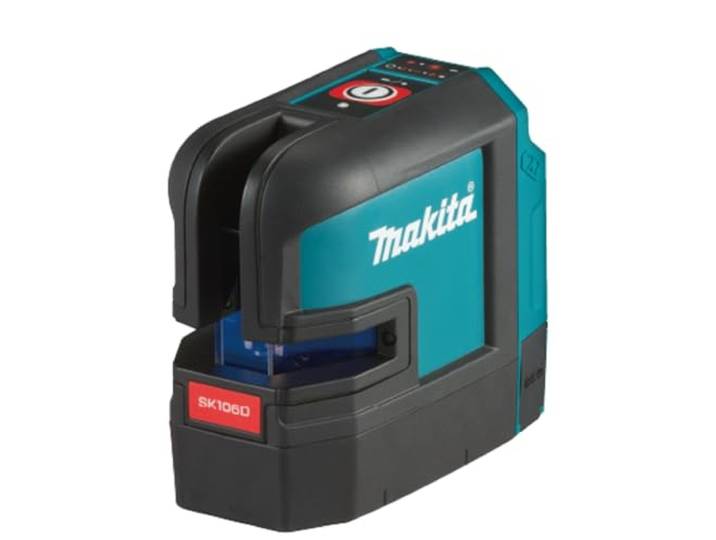 Makita Laser lignes et 4 points croix 25 m 12 v cxt li-ion makita - en sacoche - sk106dz