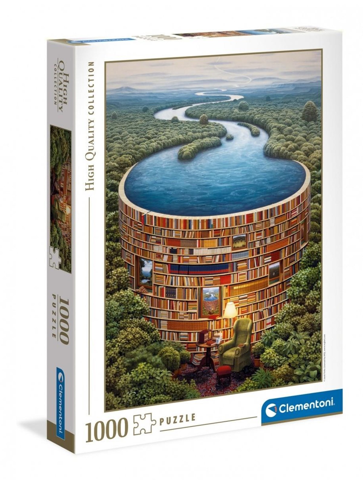 Clementoni 1000 pcs. High Quality Collection Bibliodame