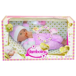 Dimian Toys Doll Amore 36Cm+ Pap bottle+Babysounds 2Ass