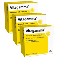 Vitagamma VitaminD3 1000I.E. Dreierpack 3X200 St