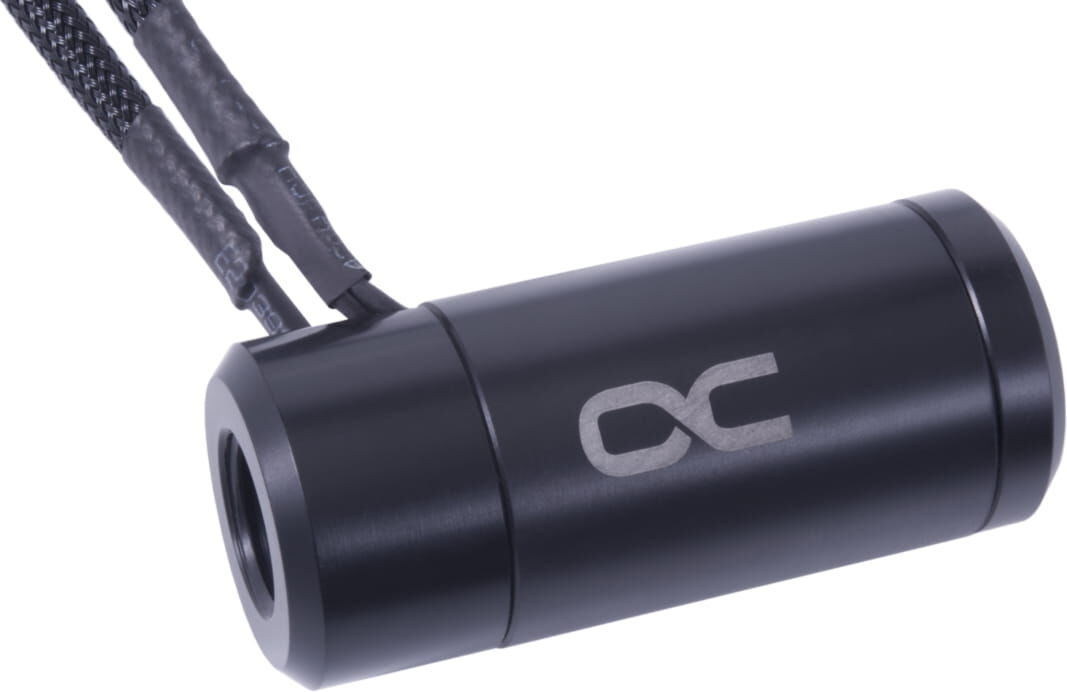 Alphacool ES Durchfluss- und Temperatursensor "HighFlow" mit Tac...