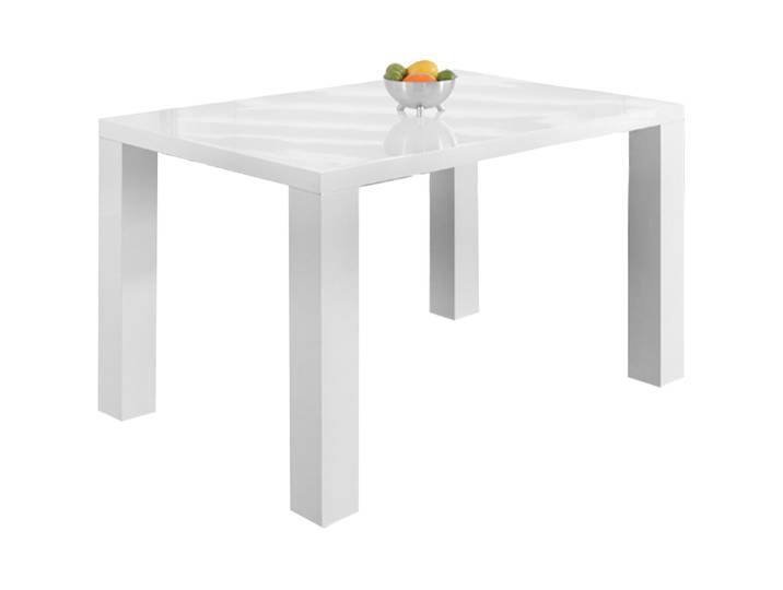 Esstisch Xaver MDF weiss Massivholz B 120 T 80 cm - Esstisch