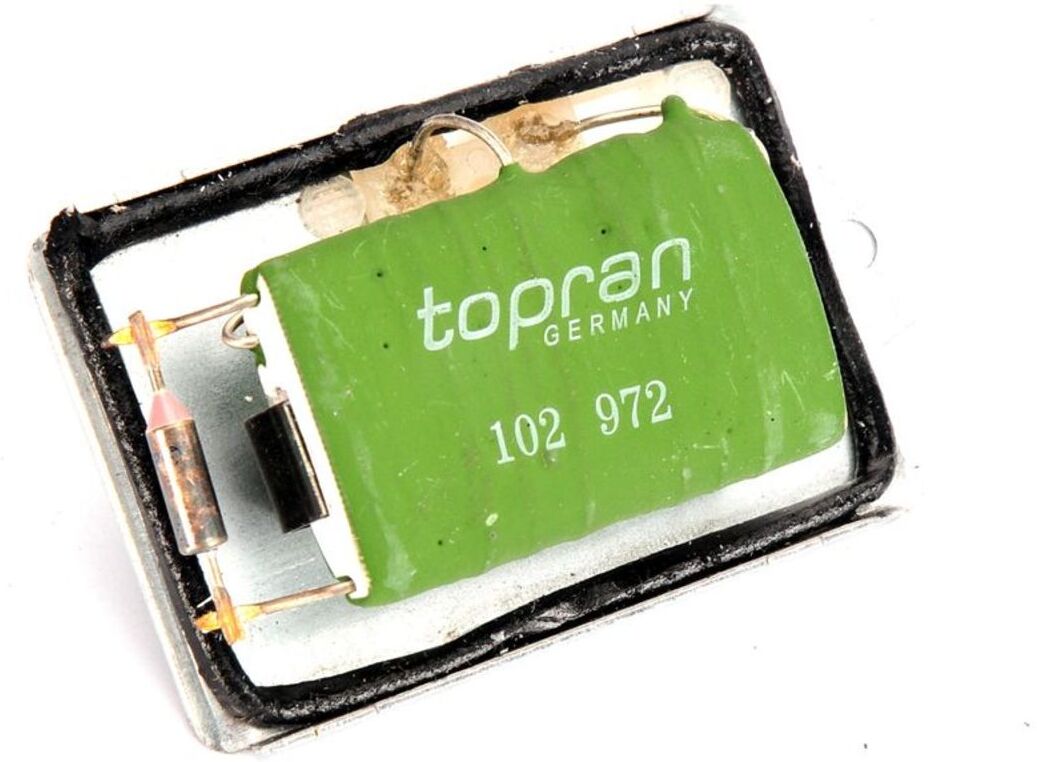 Topran Widerstand, Innenraumgebläse HANS PRIES 102 972