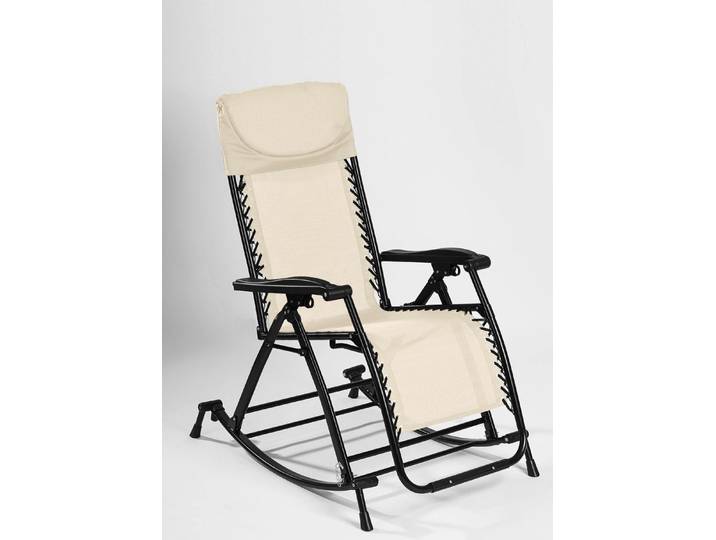Schaukelstuhl 2in1, Beige
