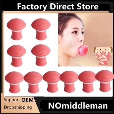 Inspired Finds Silicone Face Masseter Trainer For Facial Toning & Jaw Exercise 10pcs
