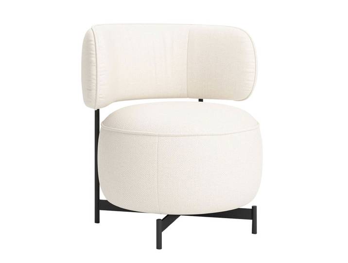 Sessel 68 cm Stoffbezug wolkeweiß