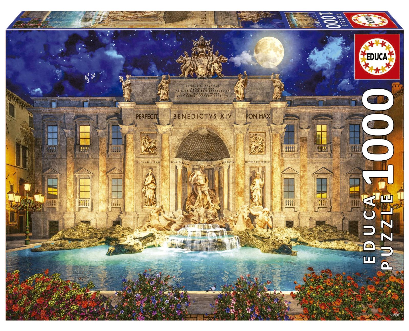 Educa Puzzel Trevi-fontein Rome 1000 stukjes voor volwassenen