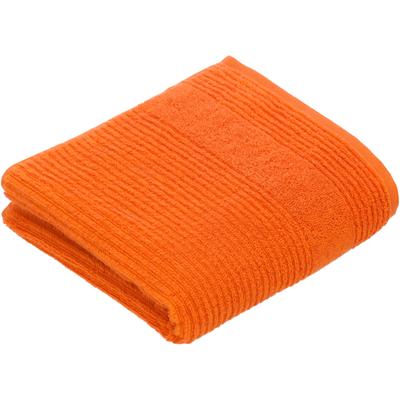 Handtuch VOSSEN "Tomorrow", orange (electric orange), B:50cm L:100cm, Webfrottier, Baumwolle, Handtücher
