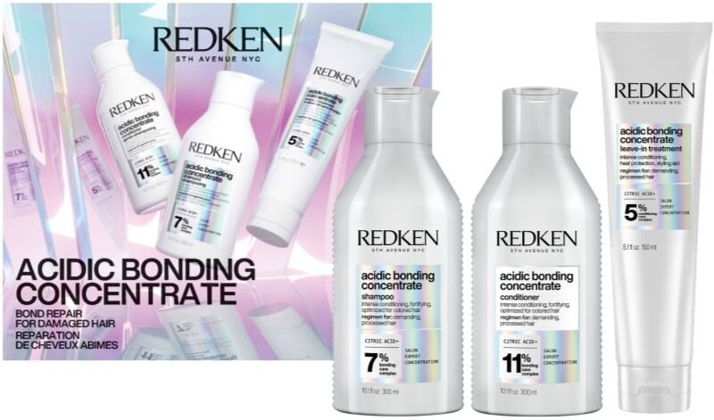 Redken Acidic Bonding Concentrate coffret cadeau effet régénérant