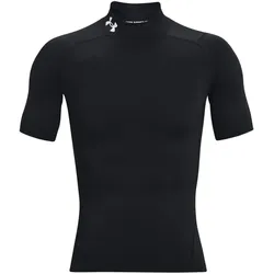 UNDER ARMOUR HeatGear Comp Mock Funktionsshirt Herren 001 - black/white M