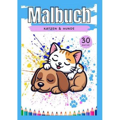 Katzen & Hunde - Malbuch, Taschenbuch von Mitzi Schmid, Epubli, 978-3-565-43067-3