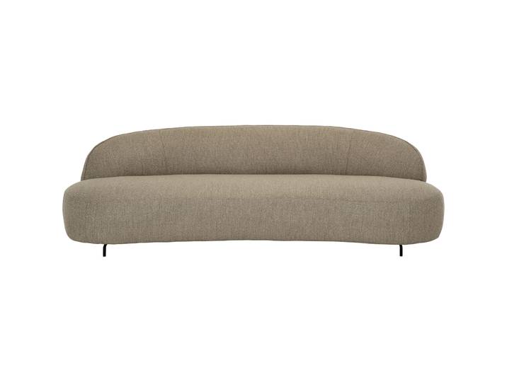 Sofa Juria Stoff beige B 224 T 106 cm