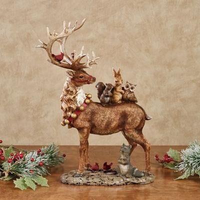 Touch of Class Forest Friends Table Sculpture Brown , Brown