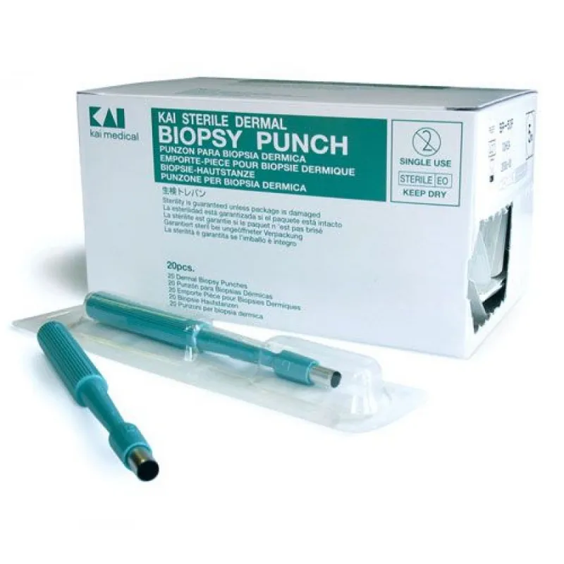 KAI Europe GmbH KAI Biopsy Punch (20 Stück) Einmal Hautstanze, 1,5 mm 48115