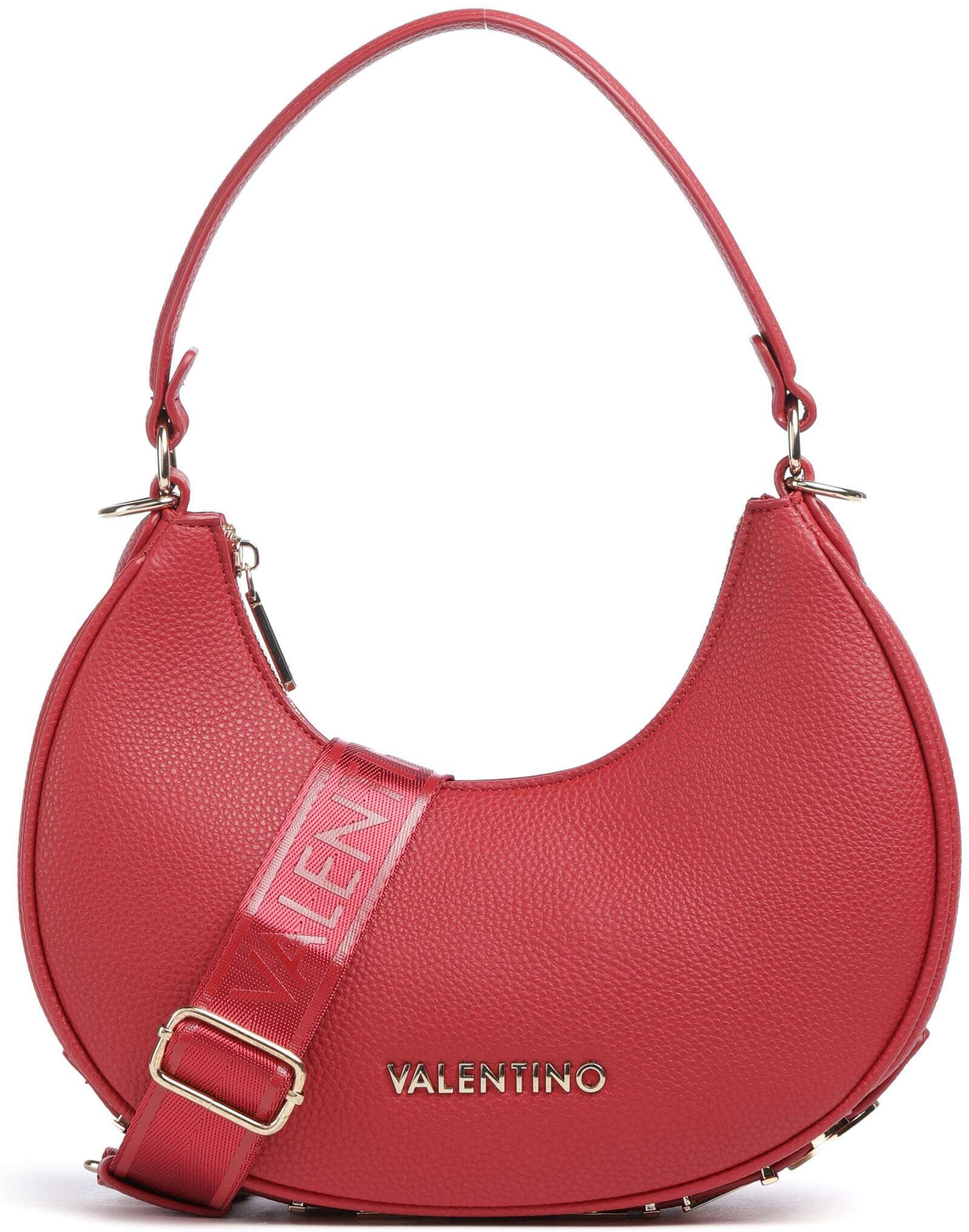 Valentino Bags Shelby Schultertasche aus Leder, rot