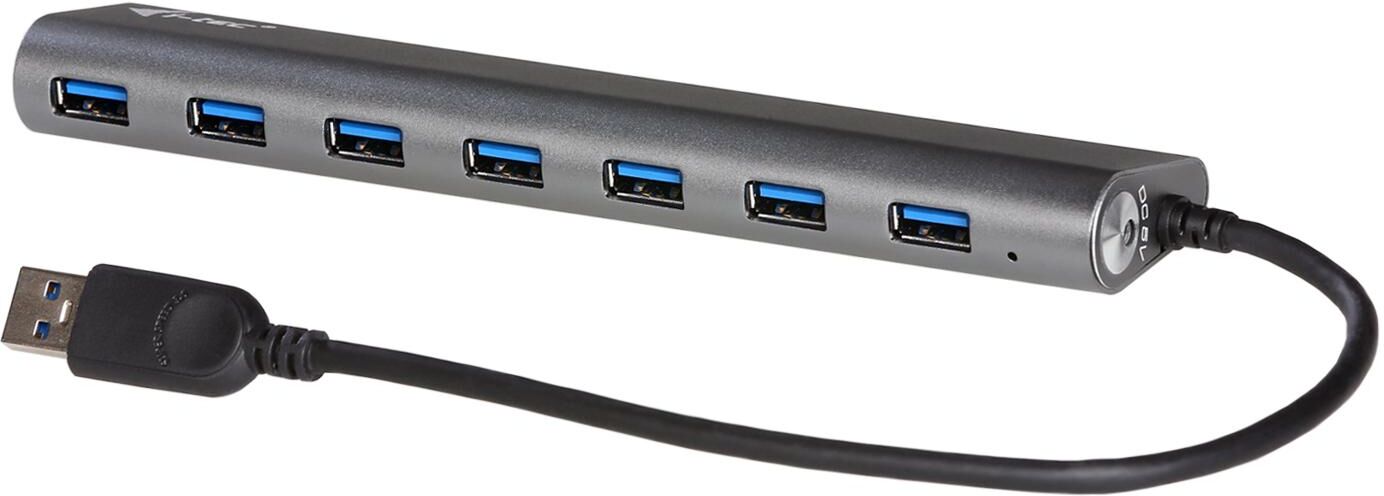 Concentrador USB A 3.0 - 7x USB A 3.0 (Negro) - I-TEC