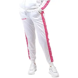 Givova, Unisex, Sporthose, Trikotband Jogginghose (XS), Weiss, Pink