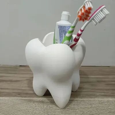 USA Free Shipping Shop ToothShape 3D Desk & Bathroom Organizer Holder For Toothbrushes, Makeup Brushes And Pens ToothShape 3D Desk & Bathroom Organizer Holder For Toothbrushes, Makeup Brushes And Pens