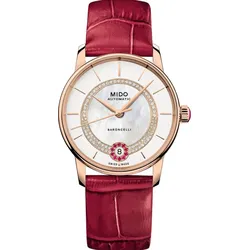 Mido Baroncelli Lady Necklace M037.807.36.031.01 - silber,rot - 33mm