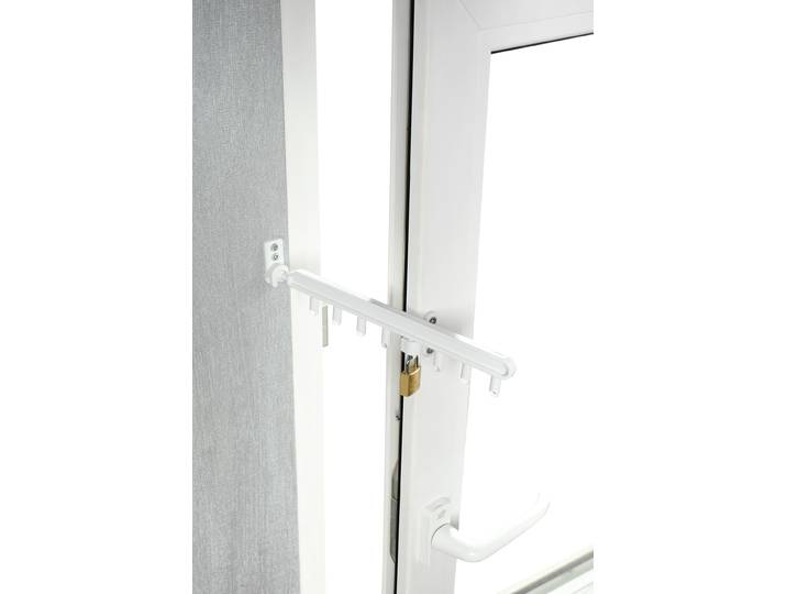 Fensterstopper RUCO Fensterfeststeller , weiß, B:1,8cm H:4cm L:26cm, Kunststoff, Fensterstopper, Fensterstopper, Fensterstopper für Kippfenster, Made in Germany