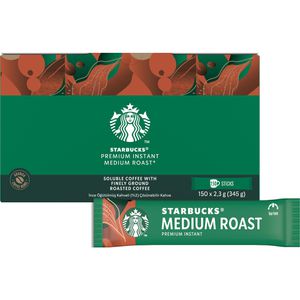 Starbucks Kaffee Premium Instant, löslicher Kaffee, 100% Arabica, 150 Portionssticks