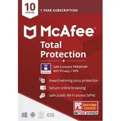 McAfee Total Protection with Safe Connect VPN