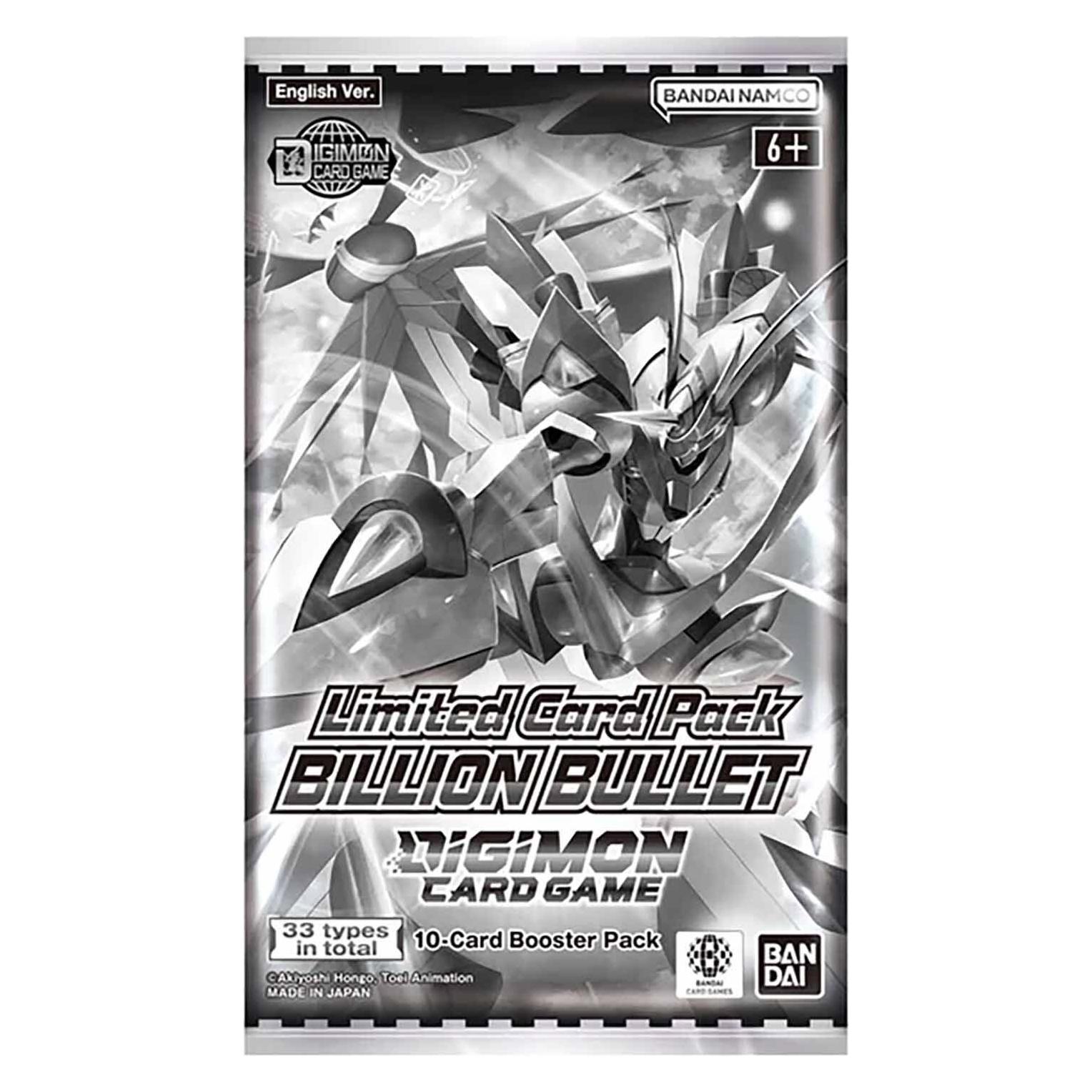 Bandai Limited Card Pack Billion Bullet LM06 Booster - Digimon Card Game - EN (Englisch, Booster Pack) (4582769865244)