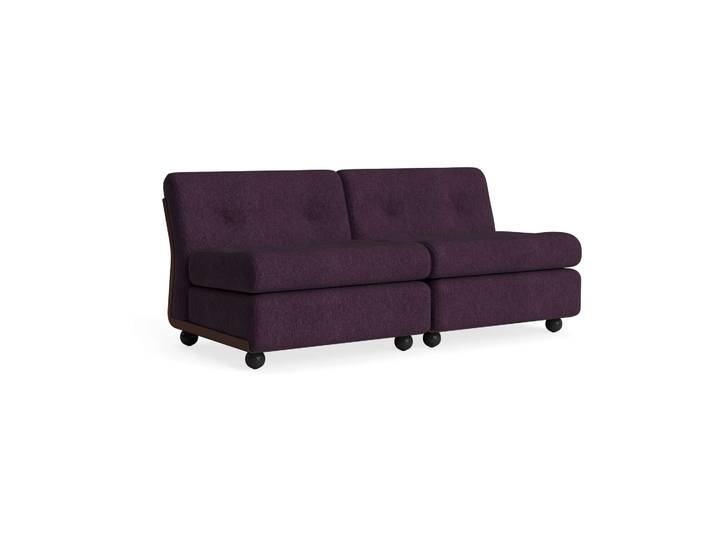 HAY Module de canapé Amanta Burgundy red-turf burgundy, 2-places