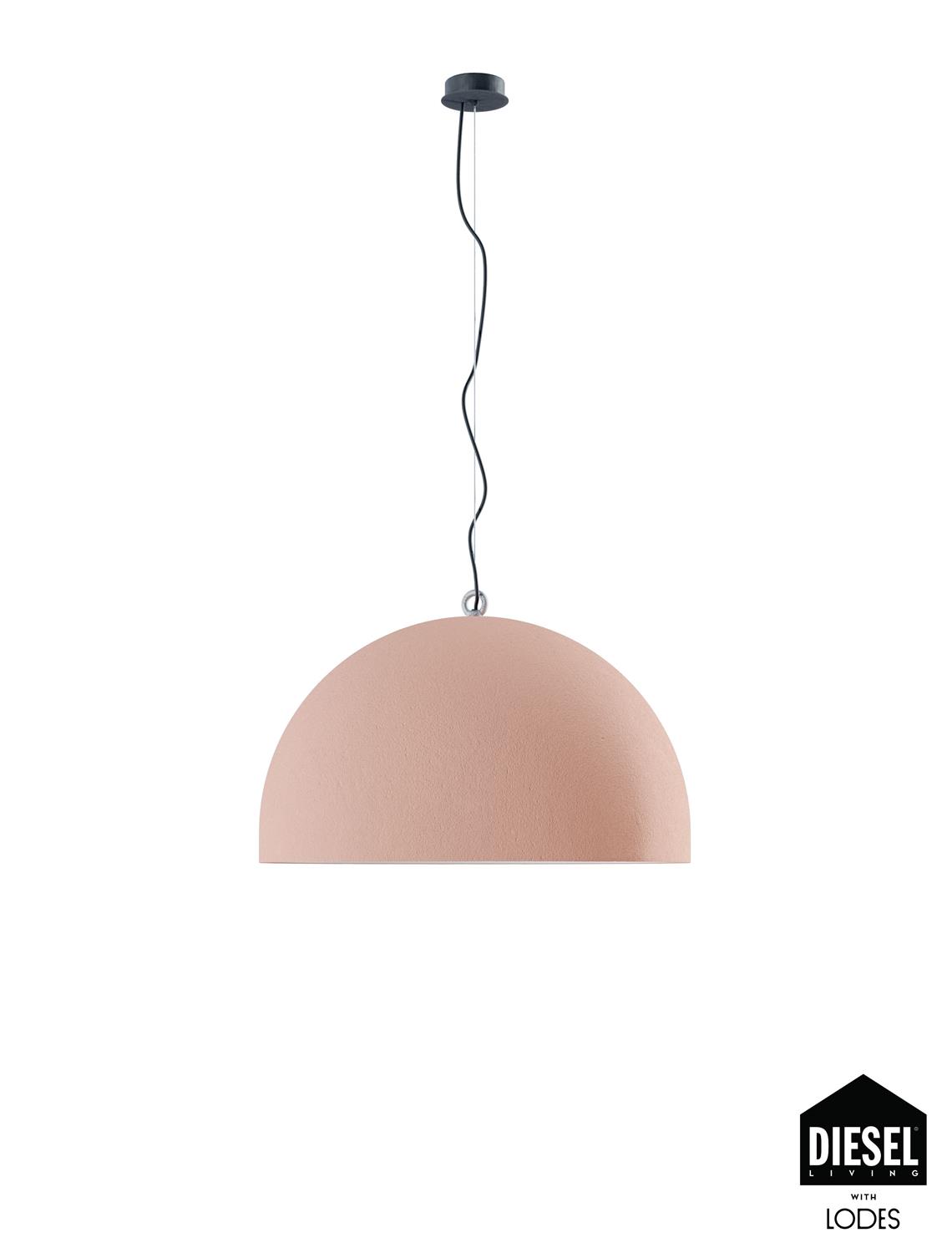 Diesel Leuchten Pendelleuchte URBAN CONCRETE rosa 80cm 50223 6100 8057501005845