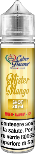 Cyber Flavour Mister Mango Liquido Shot 20ml Mango Amarena