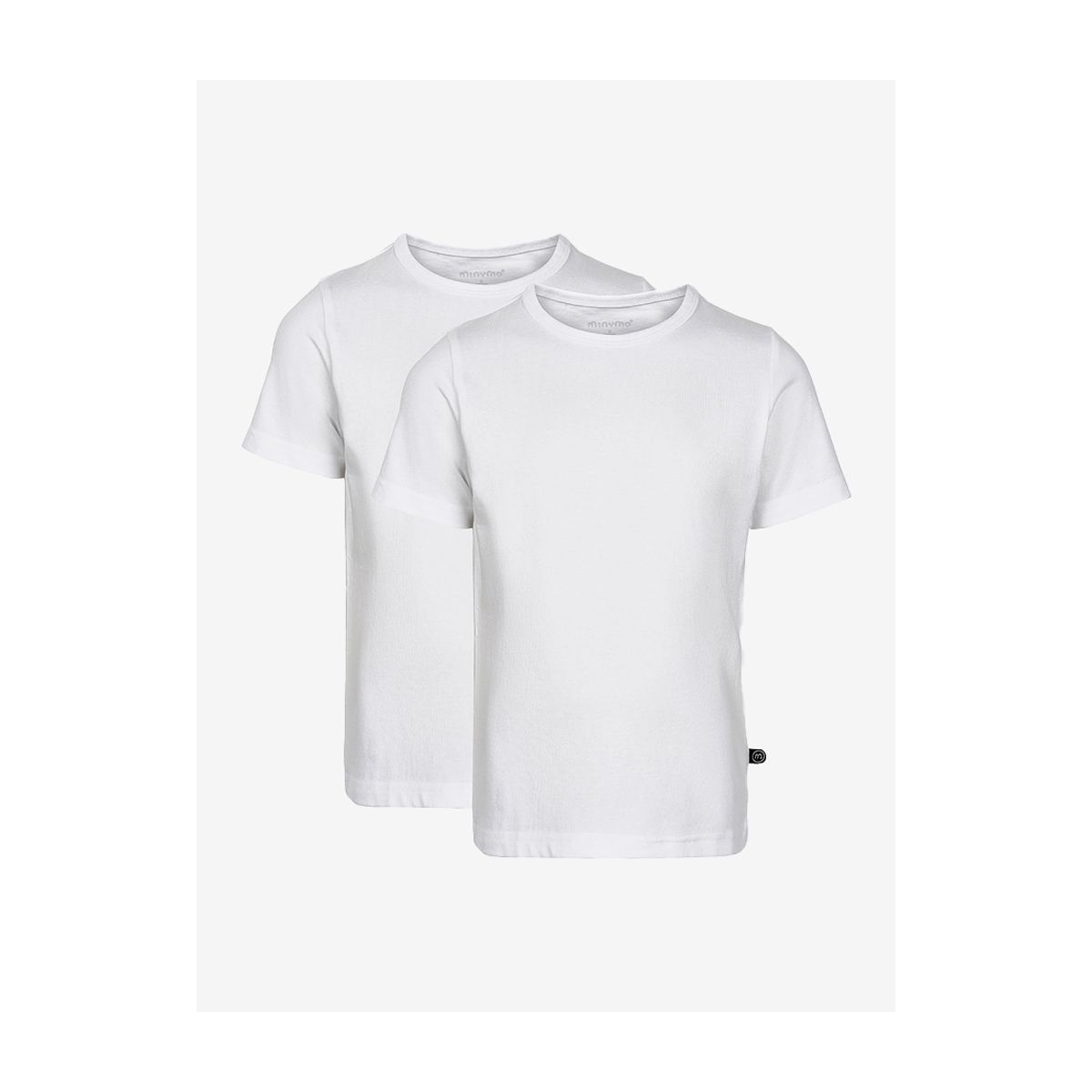 Minymo Basic 32 -t-shirt SS (2-pack) weiss (110) 146 3932-110-146