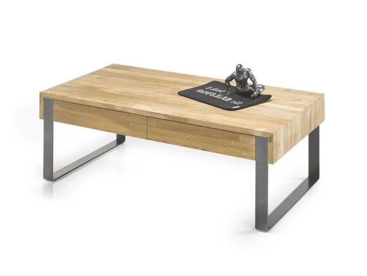 Stolkom Sp.z.o.o. Couchtisch in Eiche, anthrazit - 110x41x60 (BxHxT)