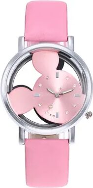 Friendly Fresh Finds Cartoon Kids Watch For Girls & Boys Stylish & Fun Student Timepiece pink