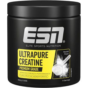 ESN Kreatin Ultrapure Creatine Monohydrate, Pulver, 71 Portionen mit je 3g Kreatin, 250g
