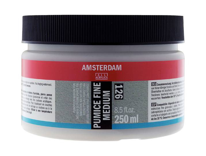 Amsterdam Acryl Bimsstein Malmittel Fein 250 ml