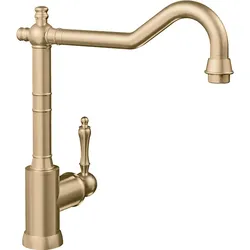 Villeroy und Boch Küchenarmatur Avia 2.0 92400003 11,2 l/min, flexible Anschlussschläuche, Gold