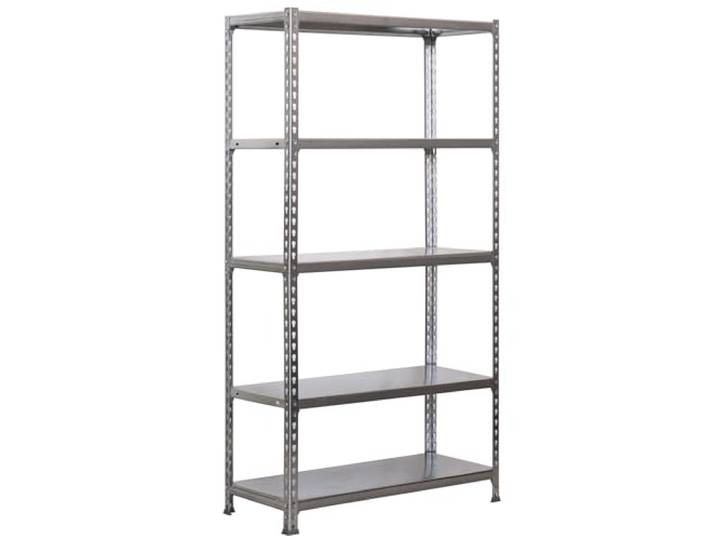 Simon Rack Metallregal 1800x800x300 mm - Ecoclick 5 Höhen, Metallablage, Biegepunkt 70 kg, Korrosionsschutzlackierung, Klicksystem-Montage, Verzinkt