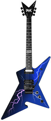 DGZ Dime Guitarz Culprit Standard Dime Bolt Bleu