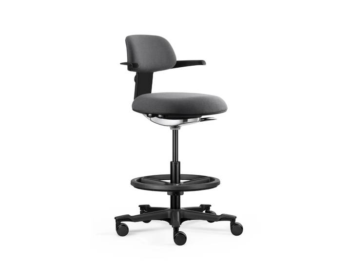 TOP WORK 40 - Arbeitsstuhl Dunkelgrau