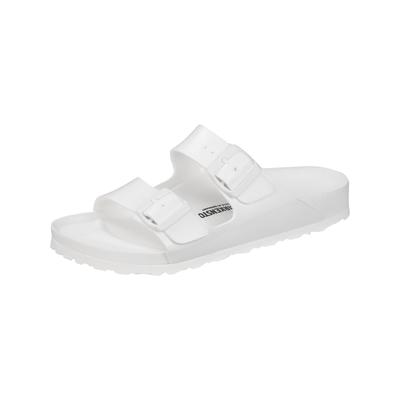 Sandale BIRKENSTOCK "Ariona", Damen, Gr. 36, weiß, Obermaterial: 100% Sonstiges Material (Ananasfaser) AM_PF ., Schuhe Sandale