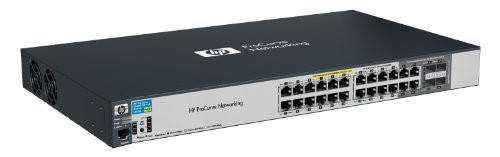 HP ProCurve 2810-24G Switch met 24 x 10/100/1000 RJ45 poorten en 4 x SFP poorten, zwart