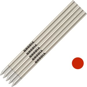 Rhodia Kugelschreiberminen MultiPen 9284C, D1-Kurzmine, Strichstärke M, rot, 10 Stück