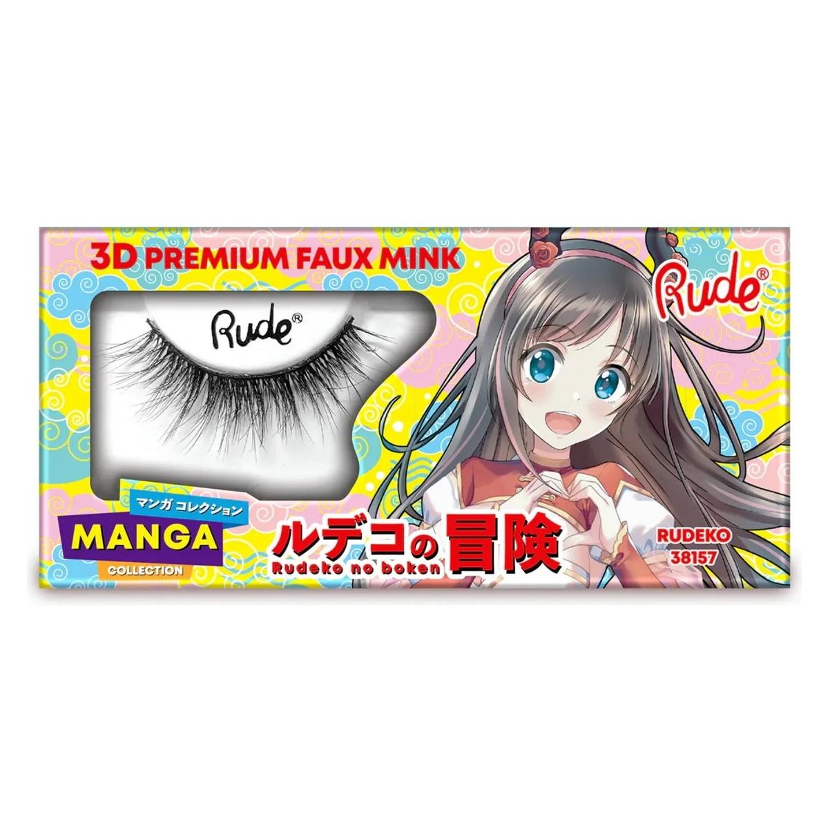 Rude Cosmetics RUDE Manga 3D Faux Mink Lashes (Künstliche Wimpern) (50009756)