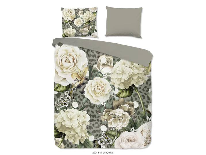 Pure Dekbedovertrek Joy - Groen - (240x220 cm) - 100% Polyester